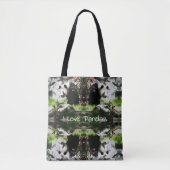 Panda Smile - I Iove Pandas Tasche (Vorderseite)