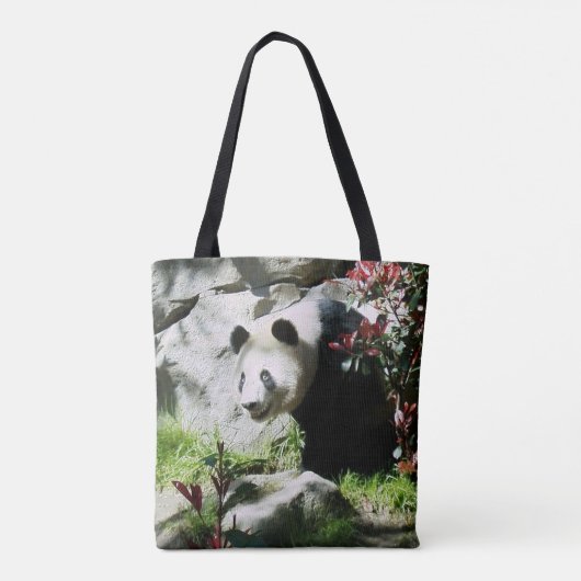 Panda Smile - I Iove Pandas Tasche (Rückseite)