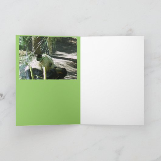 Panda Smile Karte (Innenseite)