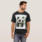 Panda Snack Time&quot T-Shirt (Vorne ganz)