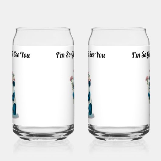 Panda Soda Glass Dosenglas (Rechts)