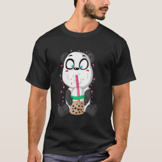 Panda Soju Bambus Bär Koreanisches Trinken Süßer T T-Shirt