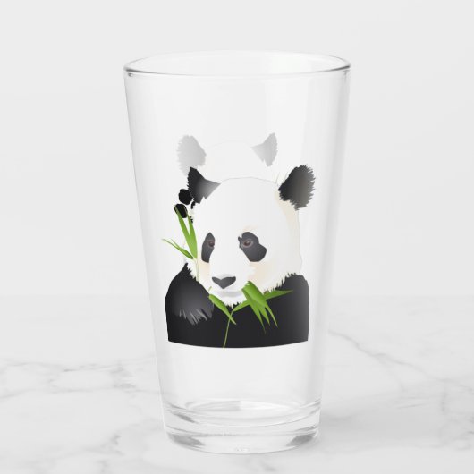 Panda-Spaß Glas (Rückseite)