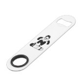 Panda Speedflaschenöffner (Vorderseite Schrägansicht)