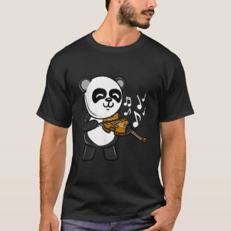Panda spielt Geige T-Shirt