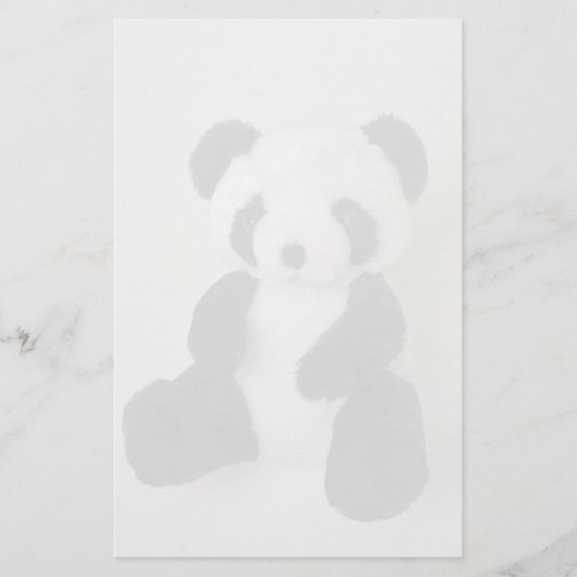 Panda-Spielzeug Briefpapier (Vorderseite)