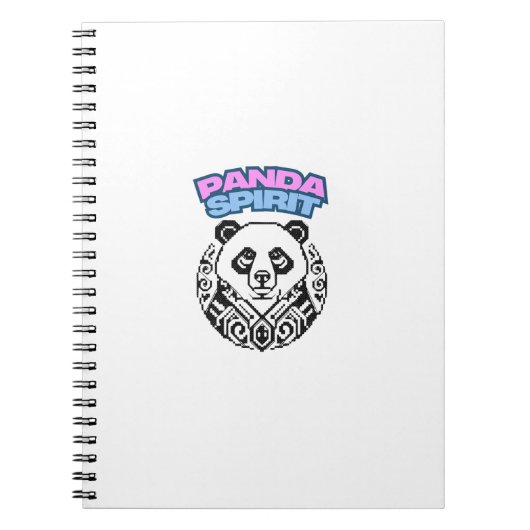Panda Spirit Notizblock (Vorderseite)