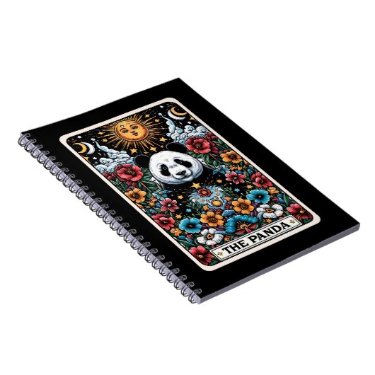 Panda Spirit Tarot Card Notebook Notizblock (Rechte Seite)