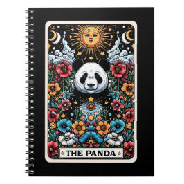 Panda Spirit Tarot Card Notebook Notizblock