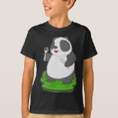Panda Spoon Fork T-Shirt (Vorderseite)