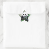 Panda Stern-Aufkleber (Tasche)