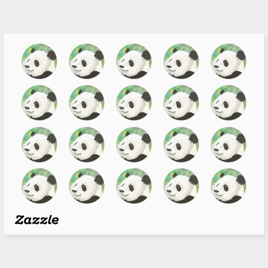Panda Sticker (Blatt)