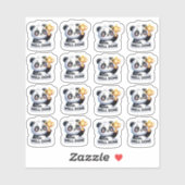 🐼 Panda Sticker "Gut gemacht" 🌟 (Blatt)