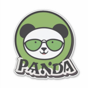 Panda Stickers Aufkleber