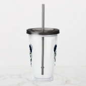 Panda-Streifen Acryltrinkbecher (Rechts)