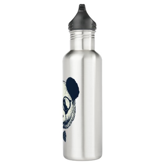 Panda-Streifen Edelstahlflasche (Rechts)