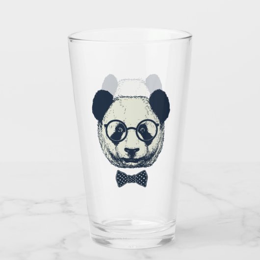 Panda-Streifen Glas (Rückseite)