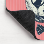 Panda-Streifen Mousepad (Ecke)