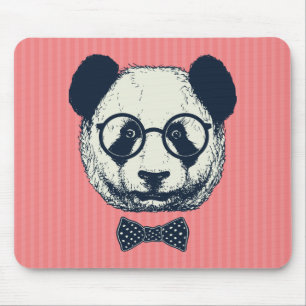 Panda-Streifen Mousepad