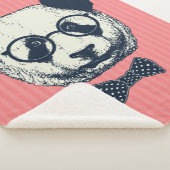 Panda-Streifen Sherpadecke (3/4)