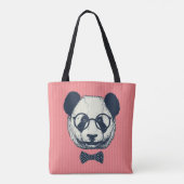 Panda-Streifen Tasche (Rückseite)