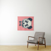 Panda-Streifen Wandteppich (Beispiel (Horizontal))