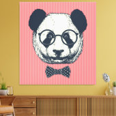 Panda Stripes Leinwanddruck (Insitu (Wohnzimmer))