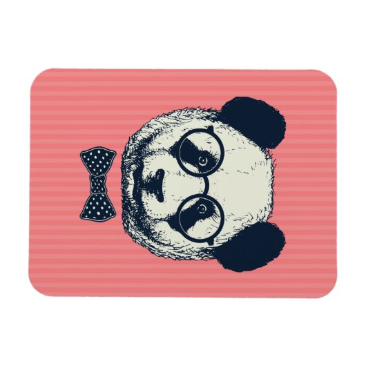 Panda Stripes Magnet (Horizontal)