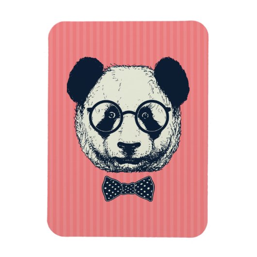 Panda Stripes Magnet (Vertikal)
