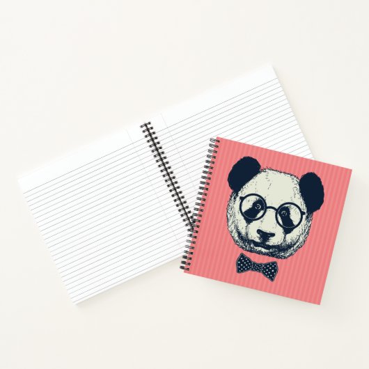 Panda Stripes Notizblock (Innenseite)