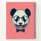 Panda Stripes Notizblock (Rückseite)