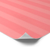 Panda Stripes Poster (Ecke)
