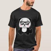 Panda Sunglasses For And T-Shirt (Vorderseite)