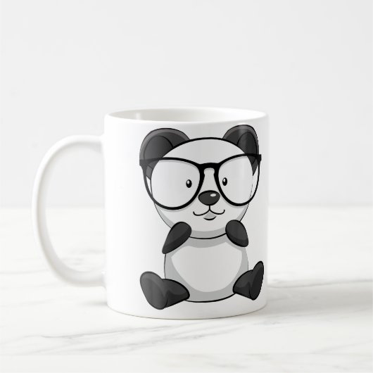 Panda Sunglasses Panda Lover Themed Kaffeetasse (Links)