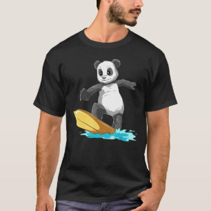 Panda Surfen Panda Surf Panda Surfbrett Surfer T-Shirt
