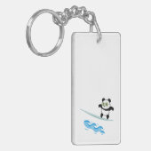 Panda Surfing Schlüsselanhänger (Vorderseite links)