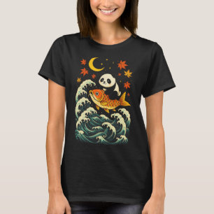 Panda surft auf einer Welle - Lustige japanische T T-Shirt