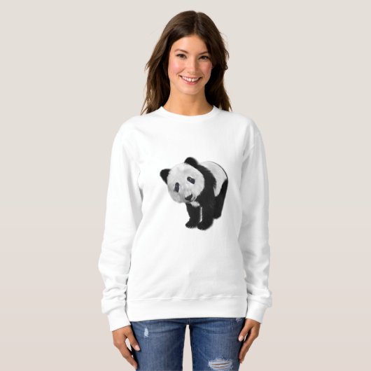 Panda. Sweatshirt (Vorne ganz)