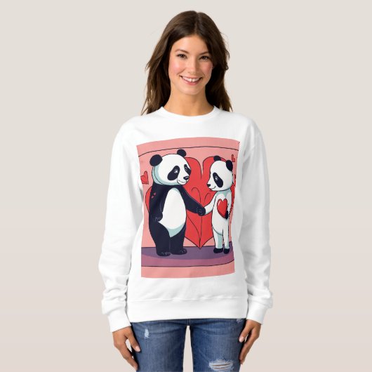 Panda Sweatshirt (Vorne ganz)