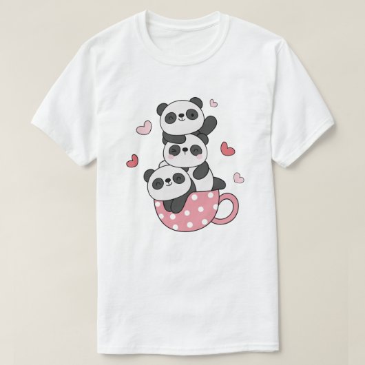 Panda T - Shirt (Design vorne)