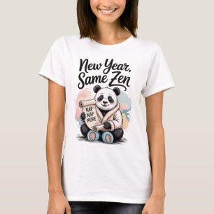 Panda T-Shirt – Neues Jahr, Gleicher Zen