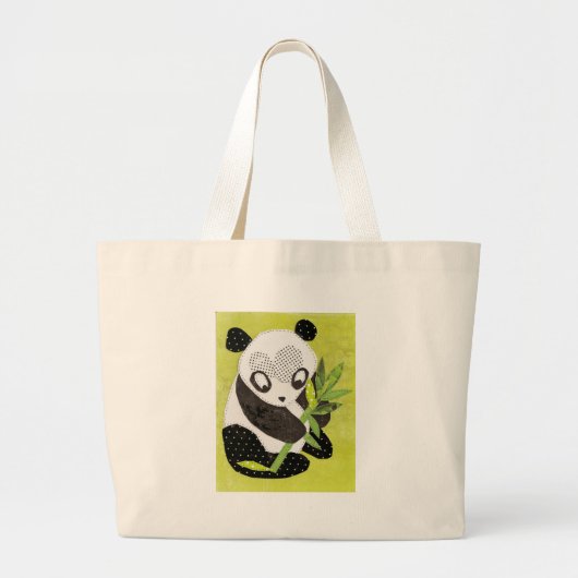 Panda-Tasche Jumbo Stoffbeutel (Vorne)