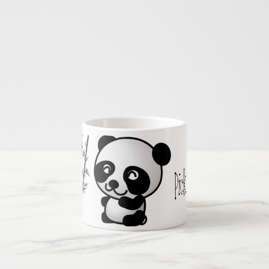 Panda-Tasse! Espressotasse (Vorderseite)