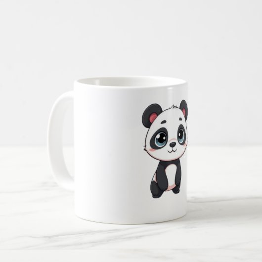 Panda-Tasse Kaffeetasse (Vorderseite Links)