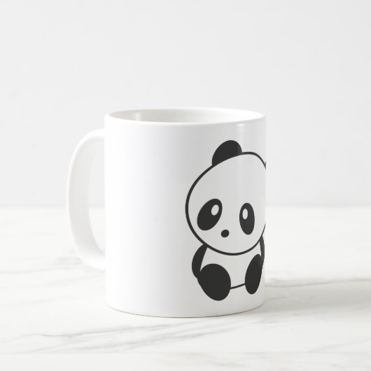 Panda-Tasse Kaffeetasse (Vorderseite Links)