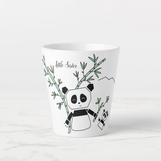 Panda-Tasse Milchtasse (Vorderseite)