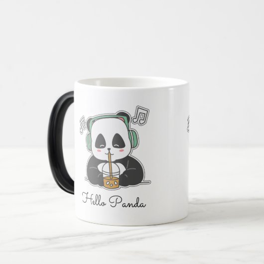 Panda-Tasse Verwandlungstasse (Vorderseite Links)