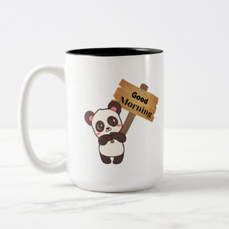 Panda-Tasse Zweifarbige Tasse