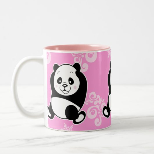 Panda-Tasse Zweifarbige Tasse (Links)