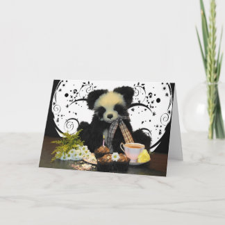 Panda Teddy Bear Geburtstagskarte Karte